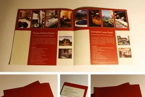 Folder und Visitenkarten mit partiellem UV-Lack